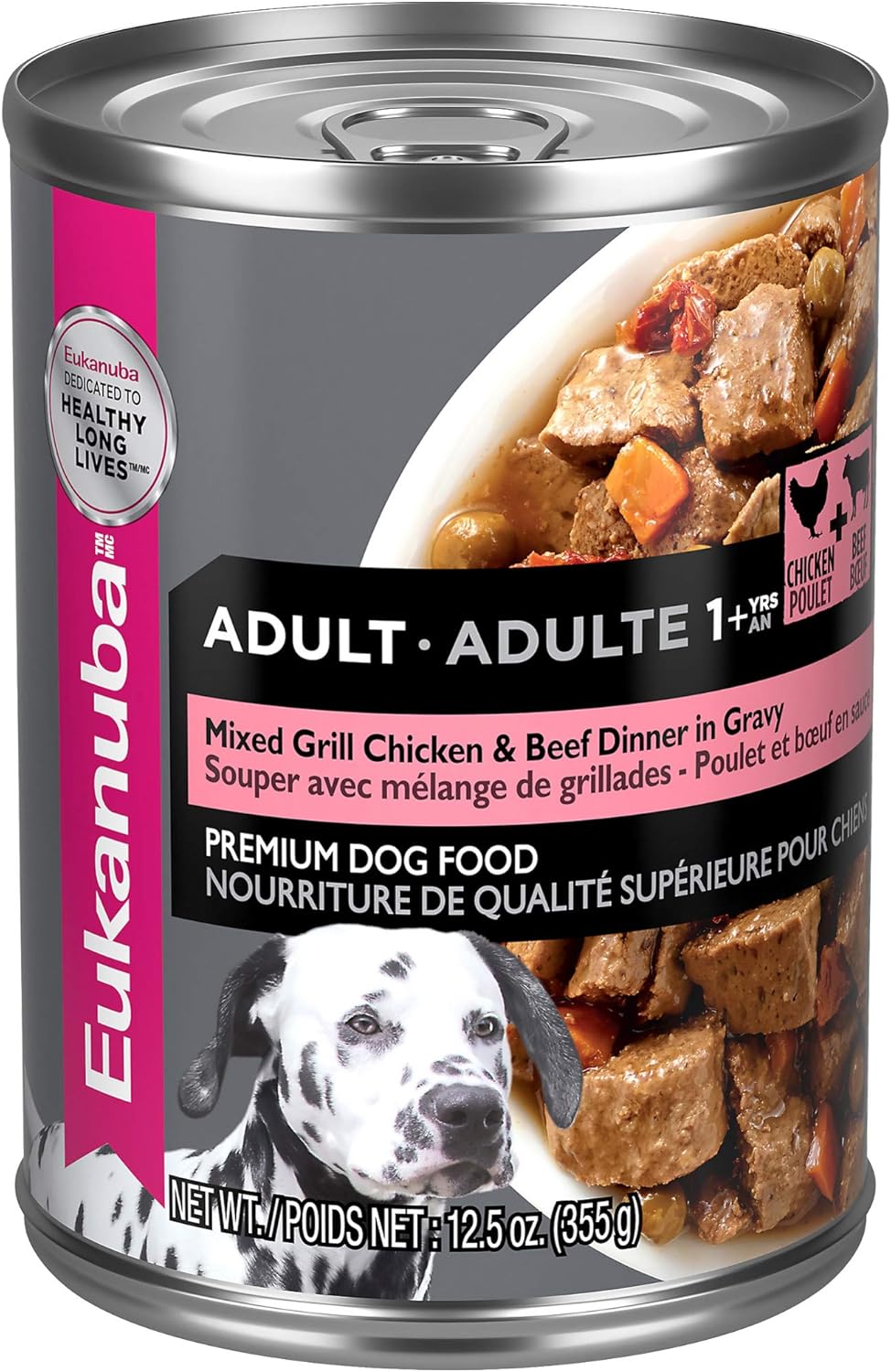 EUKANUBA-Adult-Mixed-Grill-Chicken-&-Beef-Dinner-in-Gravy-Canned-Dog-Food,-1763