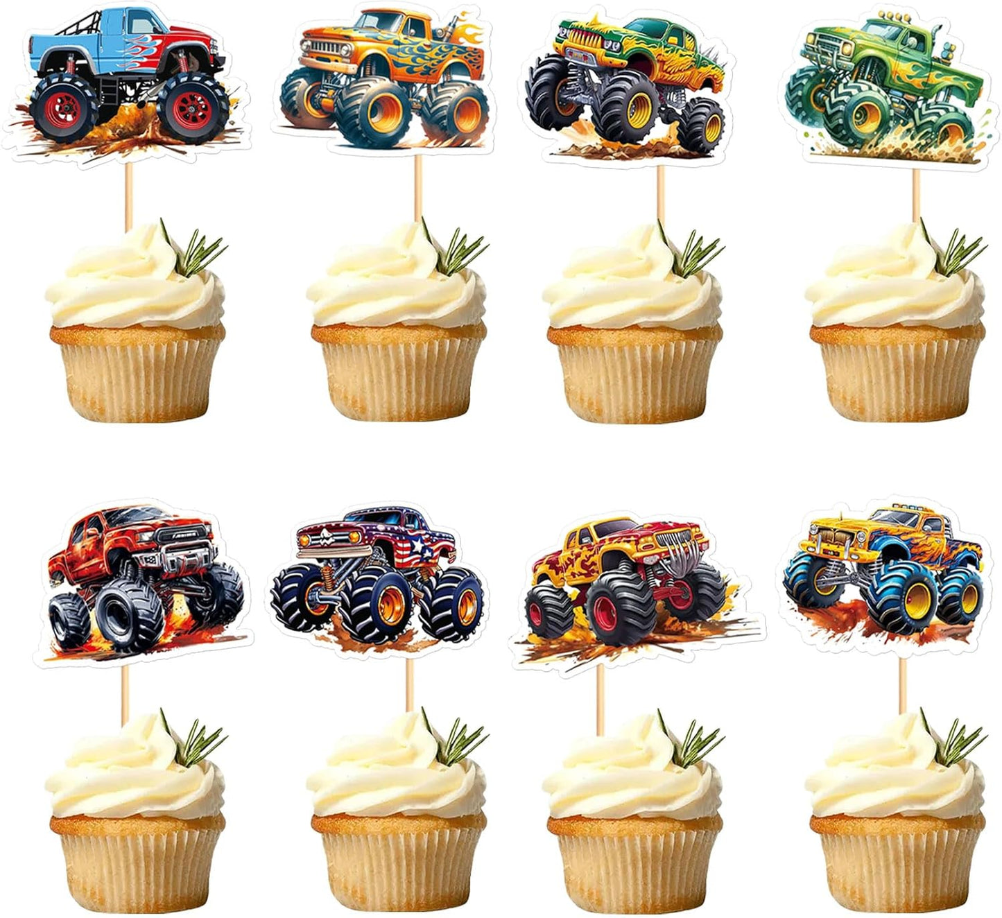 24-Pack-Truck-Car-Cupcake-Toppers-Truck-3567