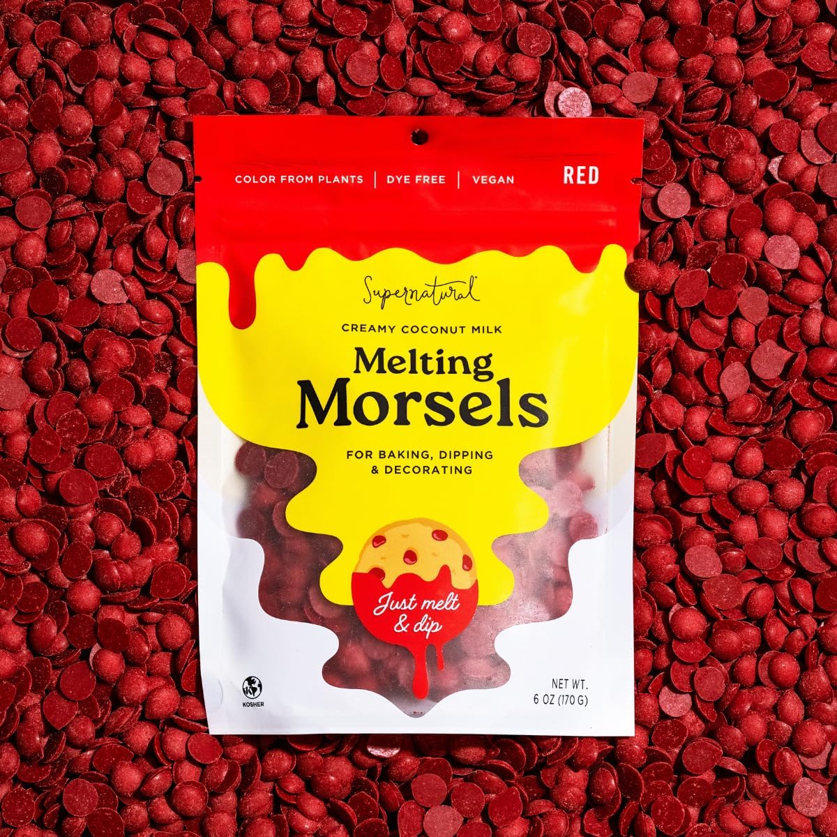 Supernatural-Dye-Free-Melting-Morsels,-Red---Plant-Based,-Vegan,-Kosher,-No-Artificial-Colors,-----1263