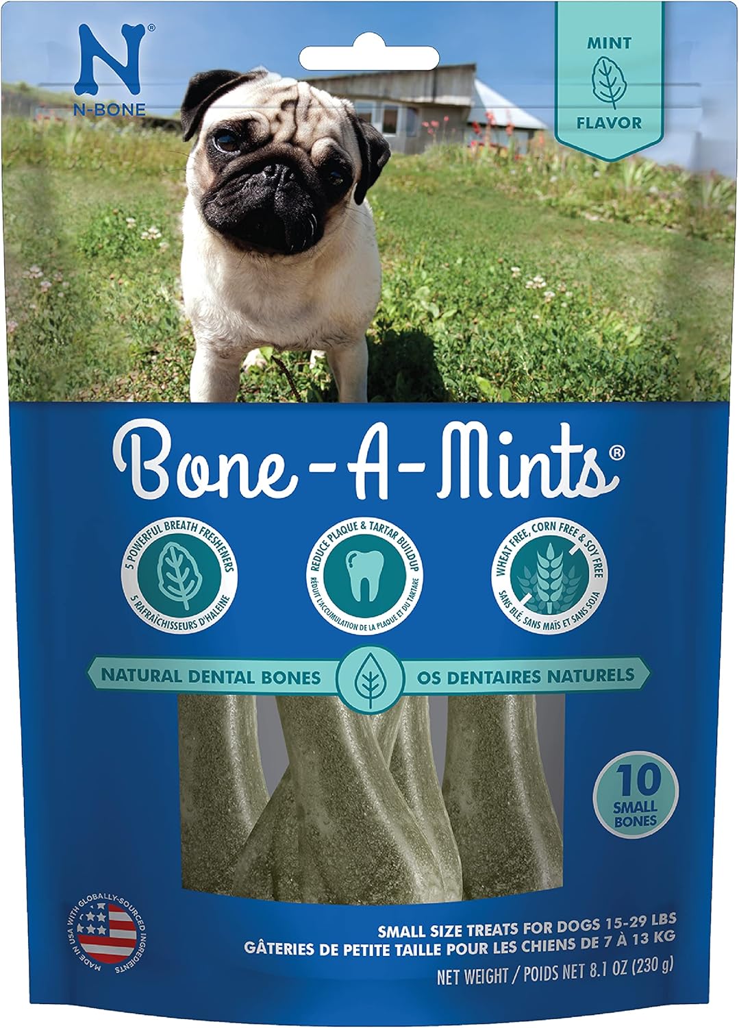 Bone-A-Mints-All-Natural,-Wheat-Free-Breath-Freshening-Bone,-8.10-Ounce,-1888
