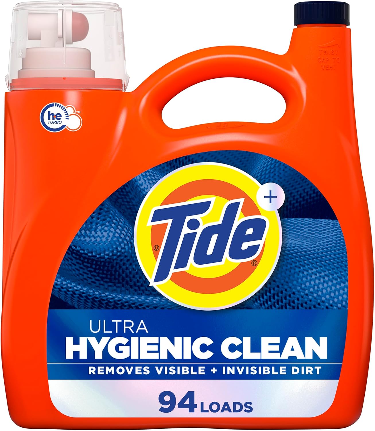 Tide-Ultra-Hygienic-Clean-Liquid-Laundry-Detergent,-Original-Scent,-132-fl-oz,-1550