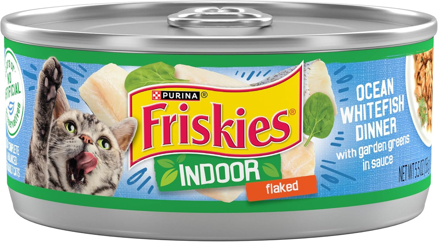 Purina-Friskies-Indoor-Cat-Food-Flaked-Ocean-Whitefish-Dinner-With-Garden-Greens-in-1532