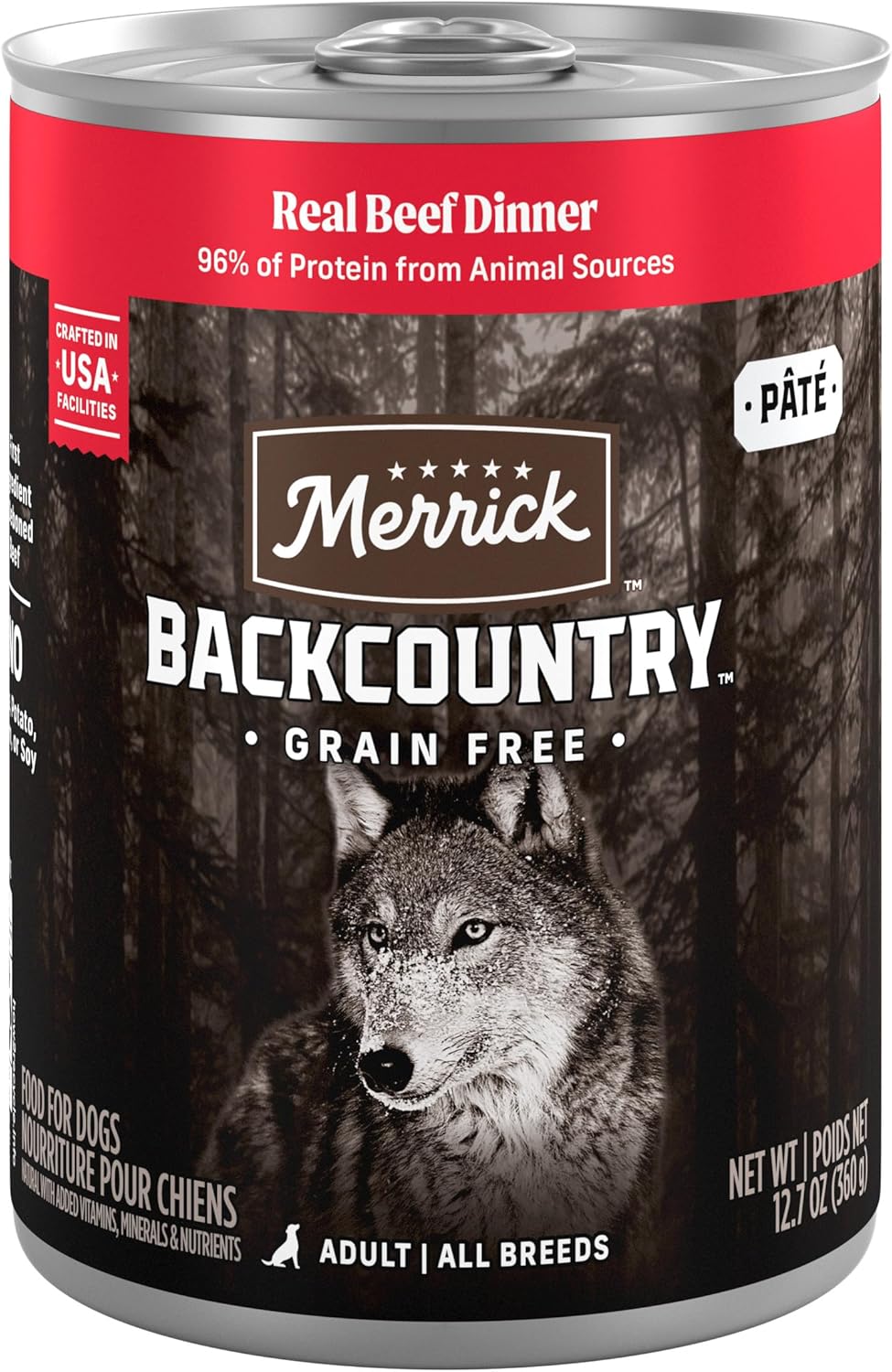 Merrick-Backcountry-Grain-Free-Premium-Canned-Wet-Dog-Food,-Soft-And-Healthy-Recipe,-1462