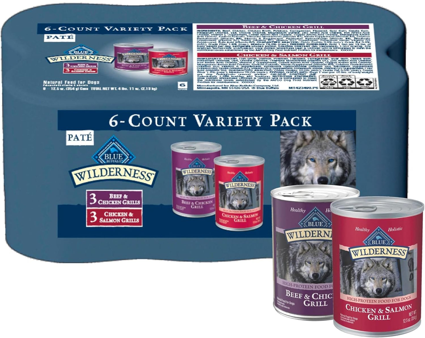 Blue-Buffalo-Wilderness-High-Protein-Beef-and-Chicken-&-Salmon-and-Chicken-Wet-2452