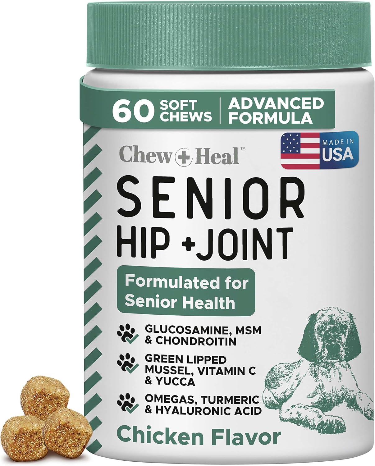 Chew-+-Heal-Labs-Glucosamine-for-Dogs-Hip-and-Joint-Supplement-60-332