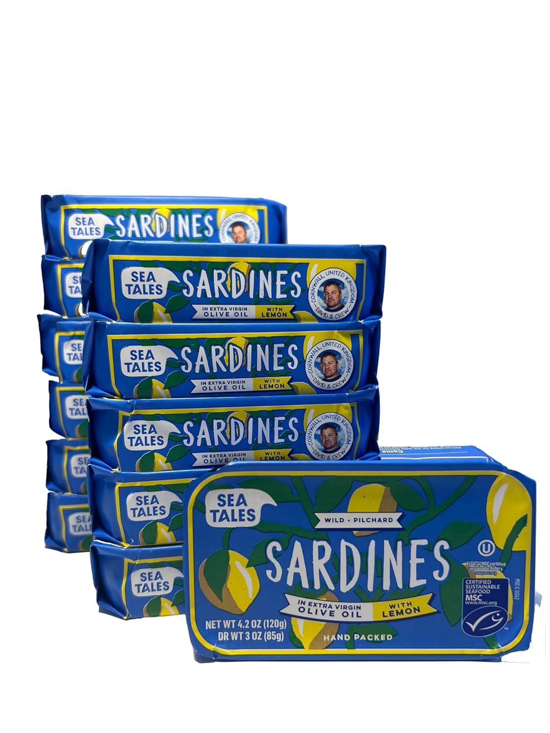 Sea-Tales-Pilchard-Sardinas-en-aceite-de-oliva-virgen-extra-con-limón,-gluten,-770