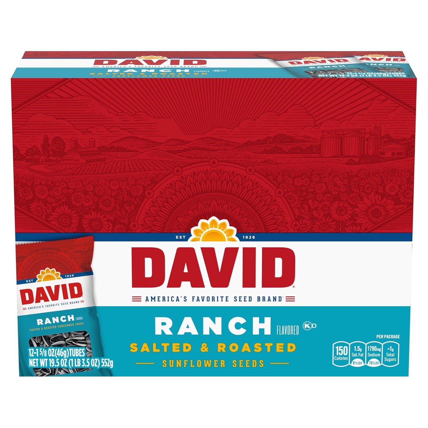 DAVID-Sunflower-Seeds,-Ranch-Flavor,-1.625-oz.-(12-pk)---------1424