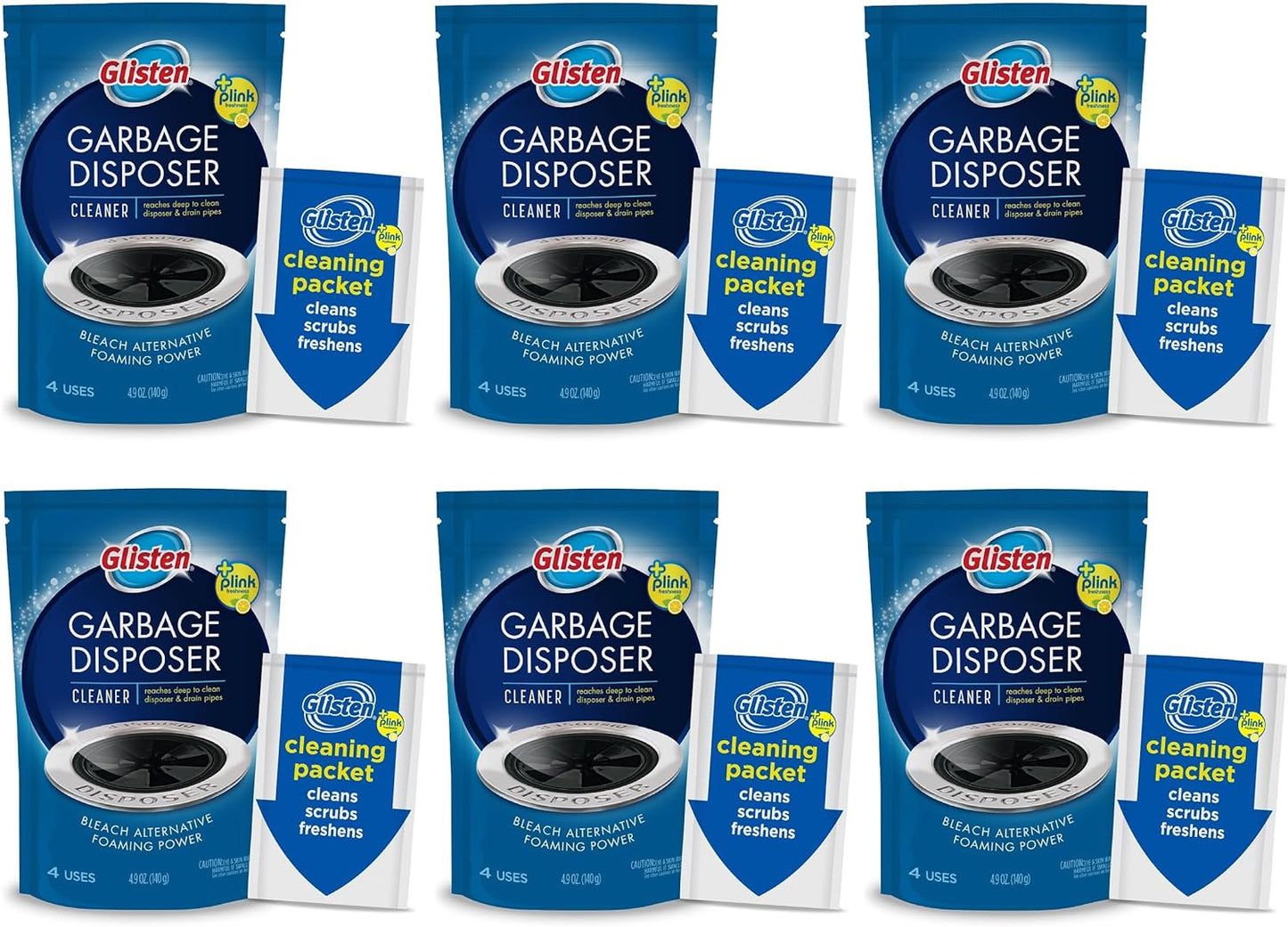 Glisten-Garbage-Disposer-Cleaner,-Odor-Eliminator-with-Foaming-Action,-Removes-3839