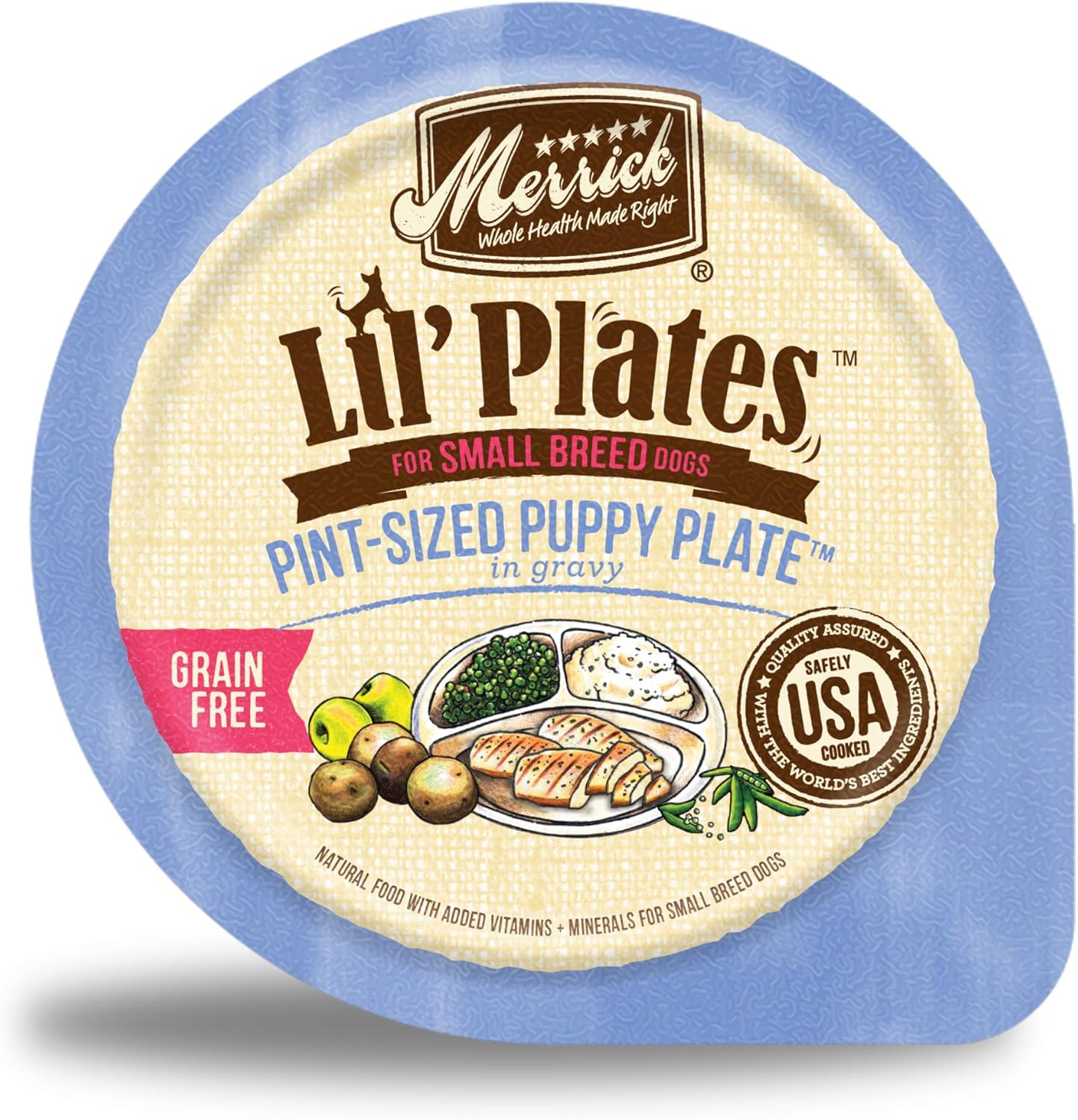 Merrick-Lil’-Plates-Grain-Free-Natural-Wet-Dog-Food-For-Small-Breed-Puppies,-1319