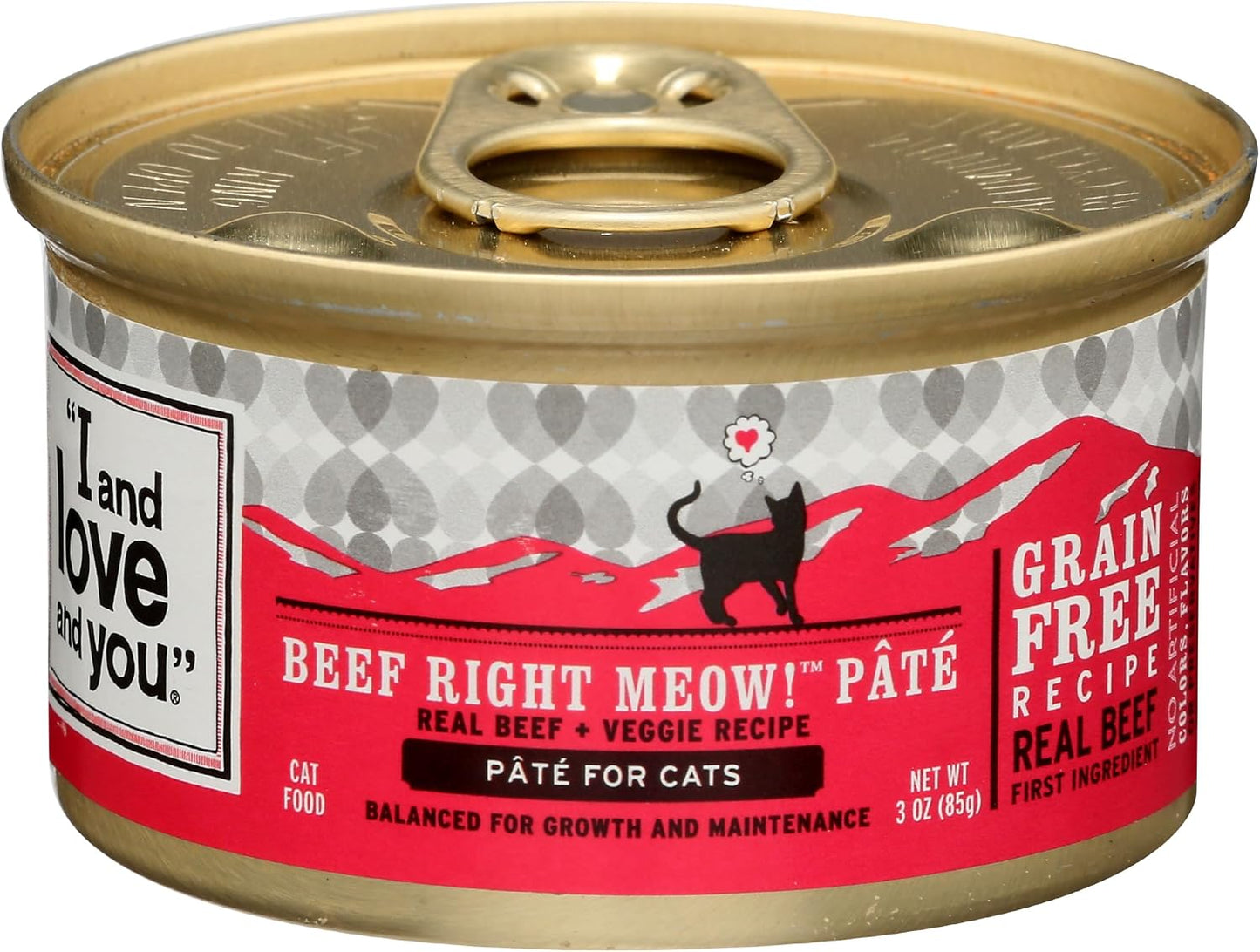 I-and-Love-and-You,-Cat-Food-Can-Cow-Pate,-3-Ounce--2