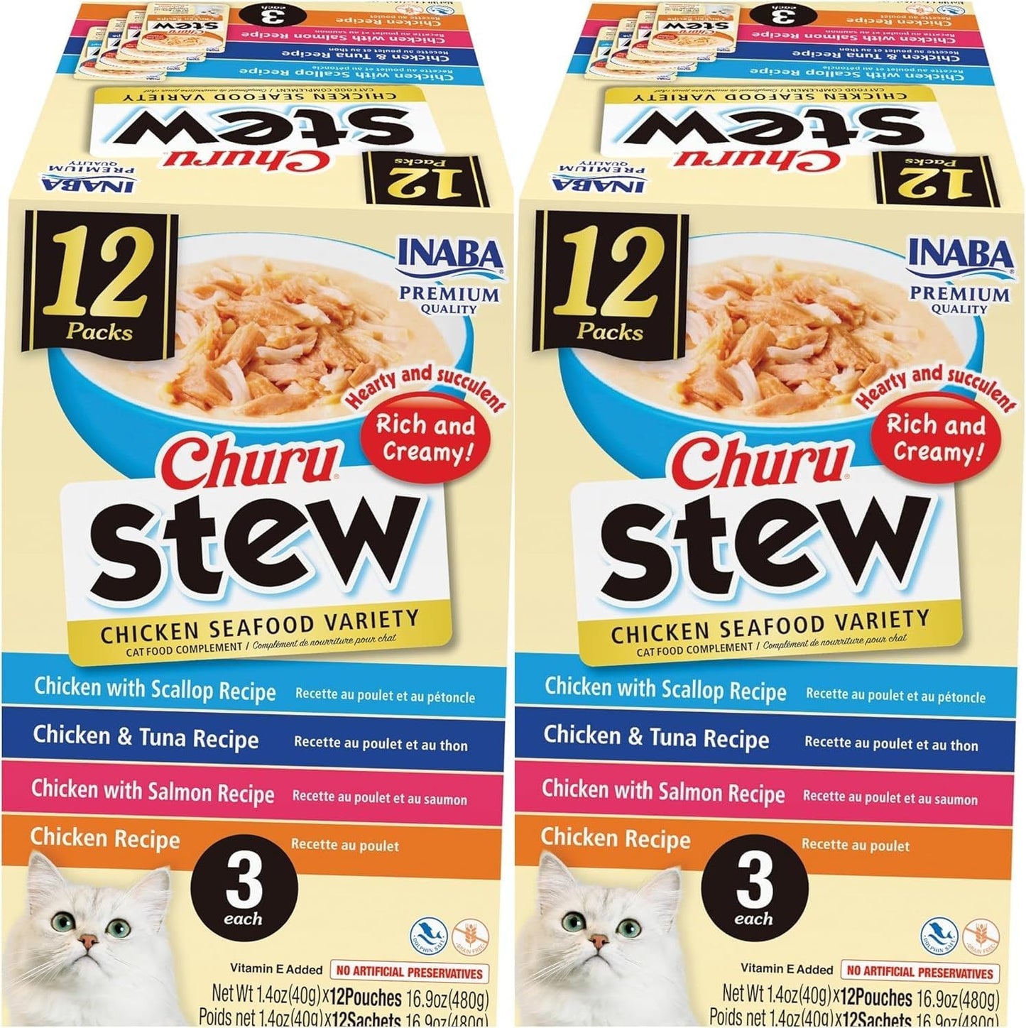 INABA-Churu-Stew-for-Cats,-Creamy-Broth-Gelée-with-Shredded-Chicken-Dish-1.4-per393
