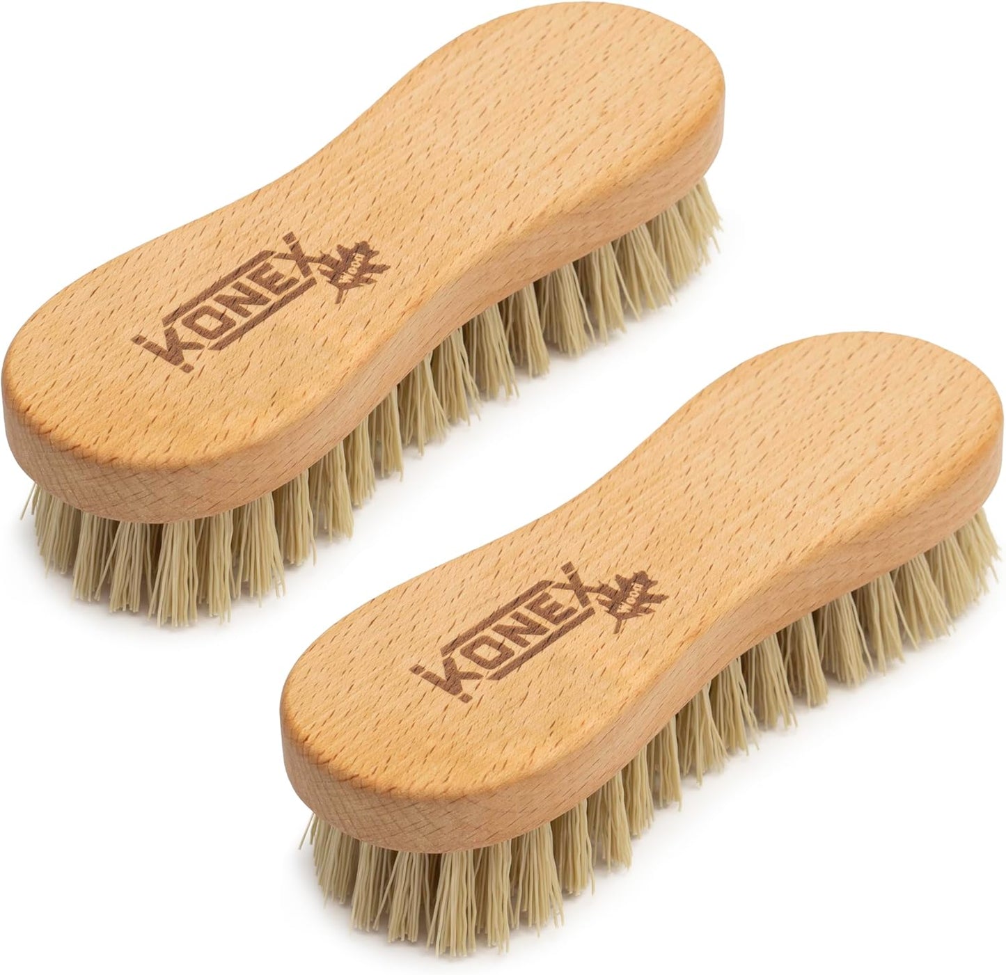 KONEX-Stiff-Bristle-Brush-2-Pack,-Heavy-Duty-Peanut-Shaped-Bristle-Brush-for-2944