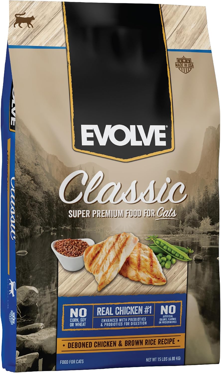 Evolve-Classic-Deboned-Chicken-and-Brown-Rice-Recipe-Cat-Food,-15lb---144