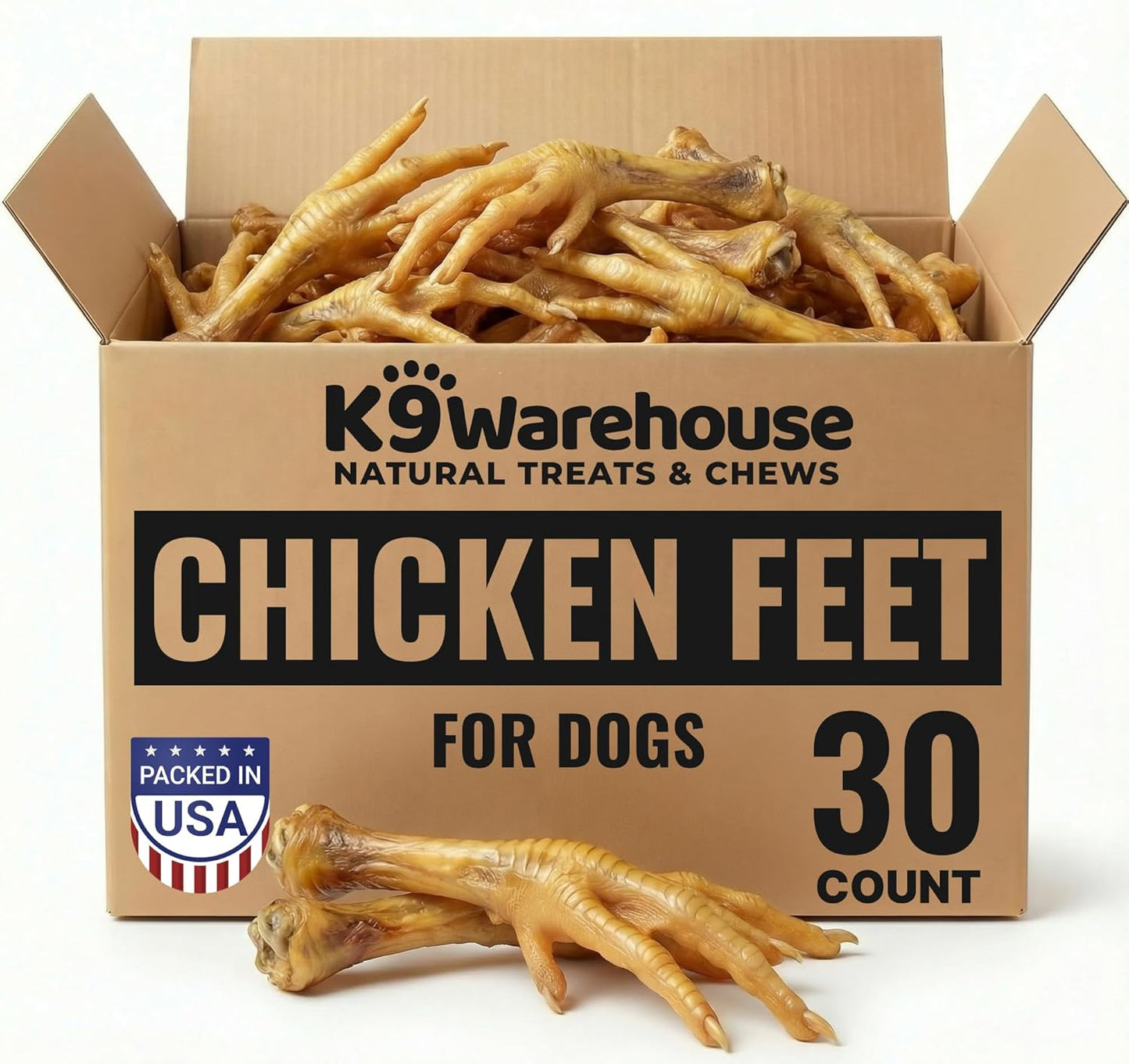 K9warehouse-Chicken-Feet-for-Dogs---30-Count,-Dehydrated-Chicken-Dog-1-1667