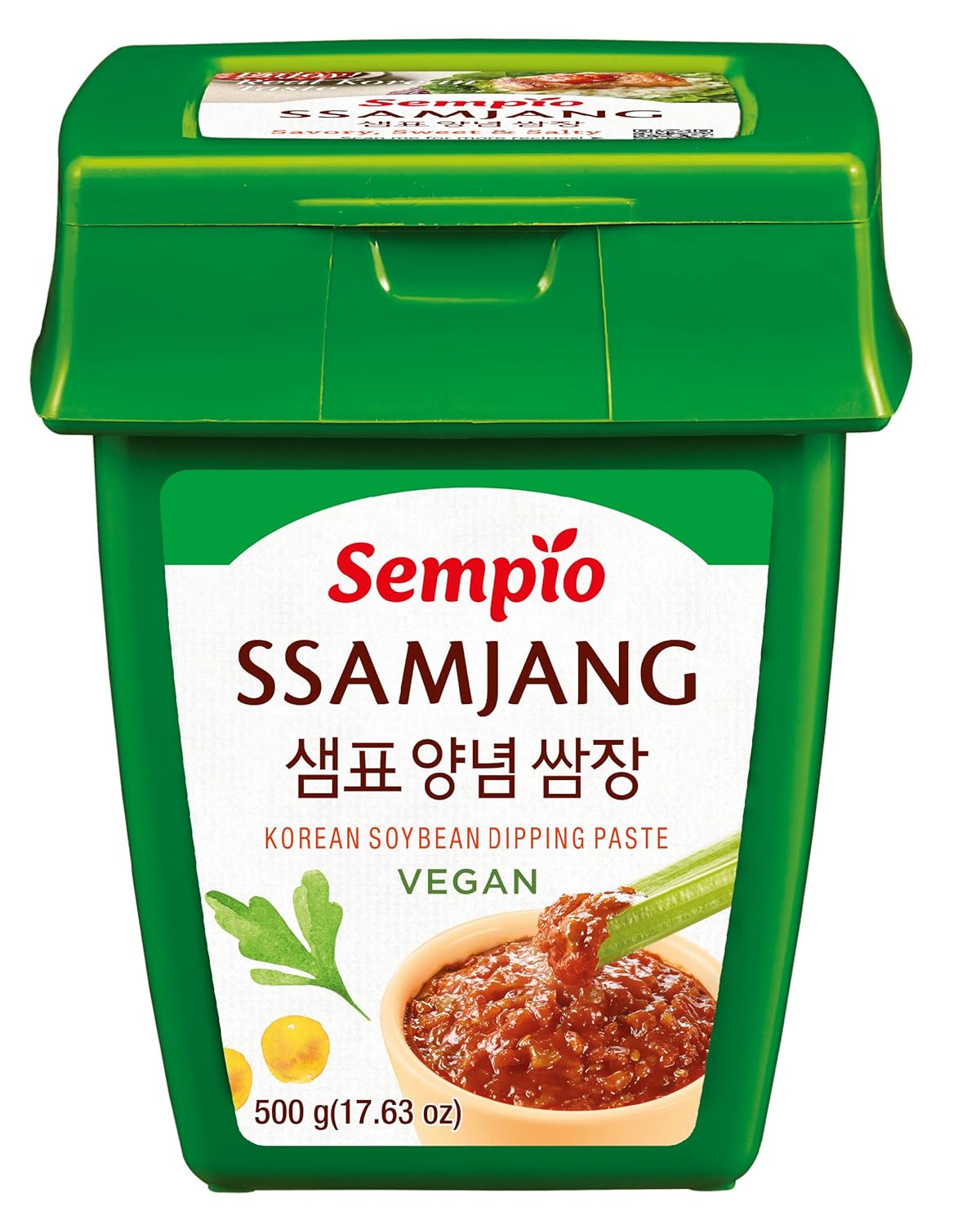 SEMPIO-Vegan-Ssamjang:-Mild-Seasoned-Soybean-Paste,-Dipping-Sauce-for-Korean-BBQ,-344