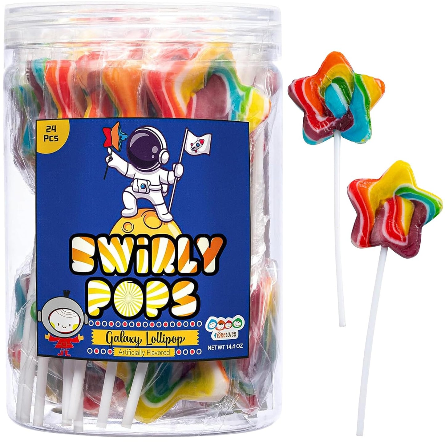 24-Galaxy-Star-Rainbow-Lollipops-Individually-Wrapped,-Bursting-2646