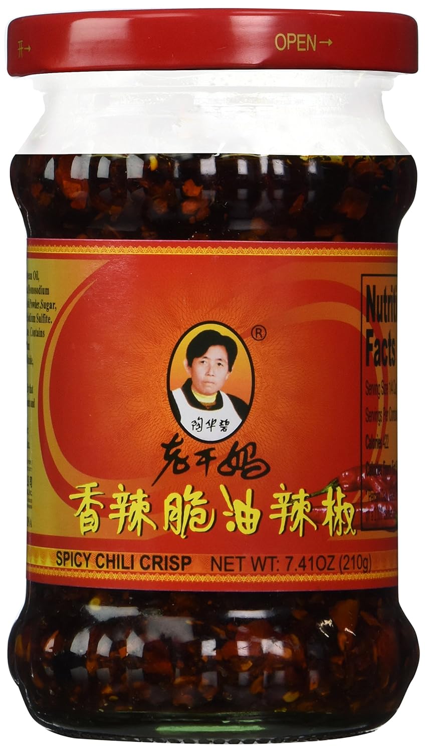 Spicy-Chili-Crisp-(Chili-Oil-Sauce),-7.41-oz-Bottle-------1657