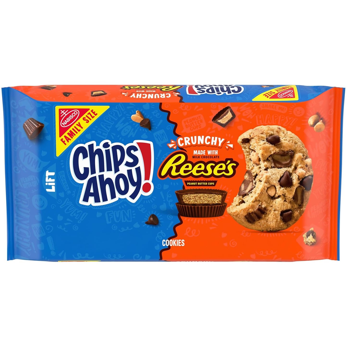 CHIPS-AHOY!-Reese’s-Peanut-Butter-Cup-Chocolate-Chip-Cookies,-Family-Size,--14.25-oz-|-Chocolate-1770