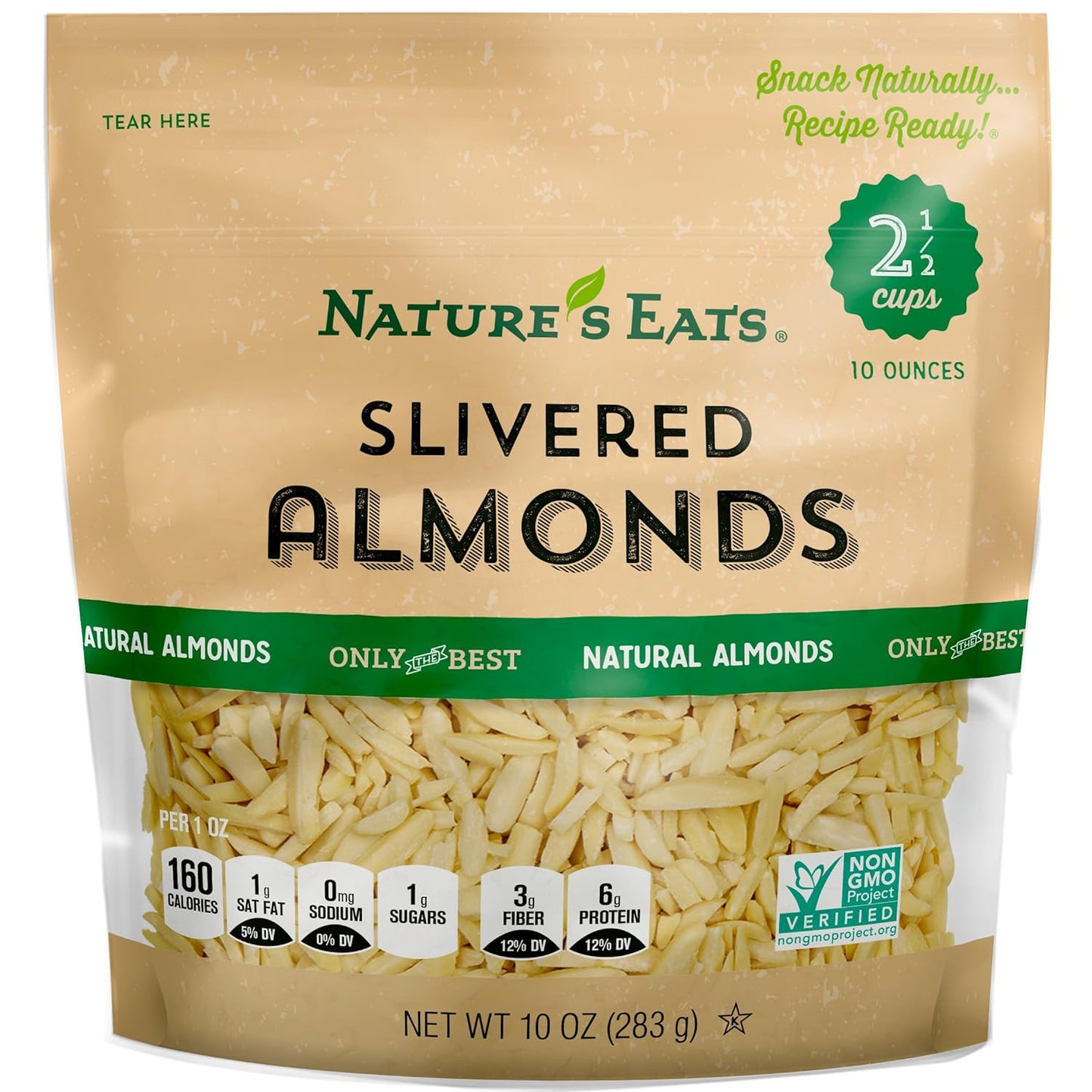 Nature's-Eats-Blanched-Slivered-Almonds,-Natural,-10-Ounce---------144