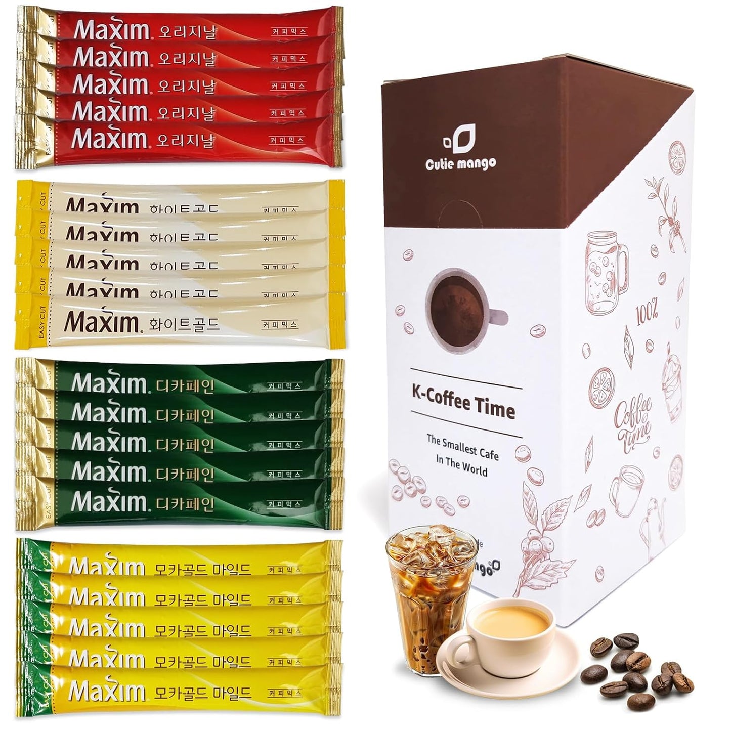 Mezcla-de-café-instantáneo-coreano,-variedad-de-20-palitos-de-4-de1065