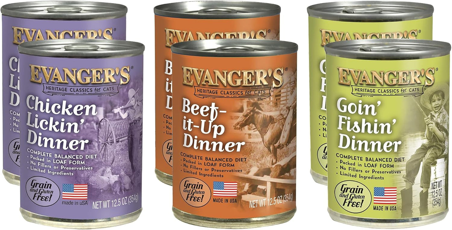 Evanger's-Heritage-Classics-for-Cats-Variety-Pack-–-2-Count-Each,-12.5-oz-238