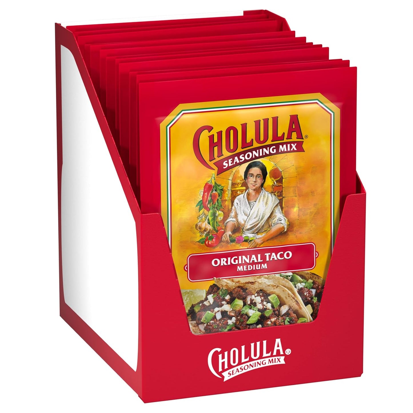 Cholula-Original-Taco-Seasoning-Mix,-1-oz-(paquete-de-12)---1705