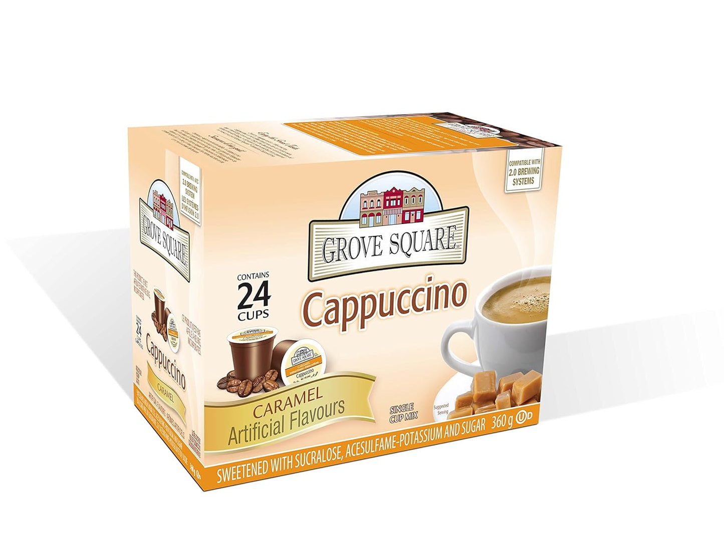 Grove-Square-Cappuccino,-caramelo,-24-tazas-individuales-por-Grove-Square-Cappuccino--395