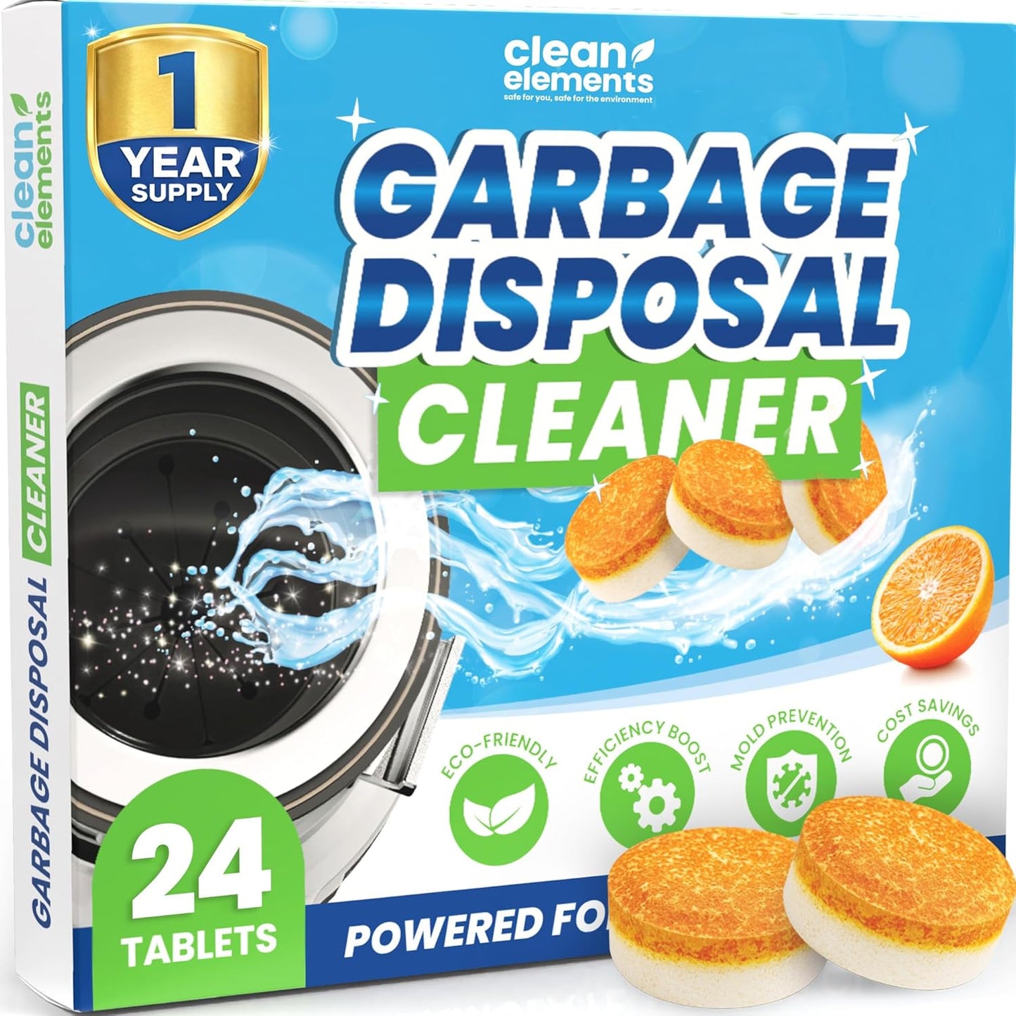 Garbage-Disposal-Cleaner-Deodorizer-Tablets-–-24-Pack-XL-Foaming-Citrus-Cleaning-Tablet---Sink-1390