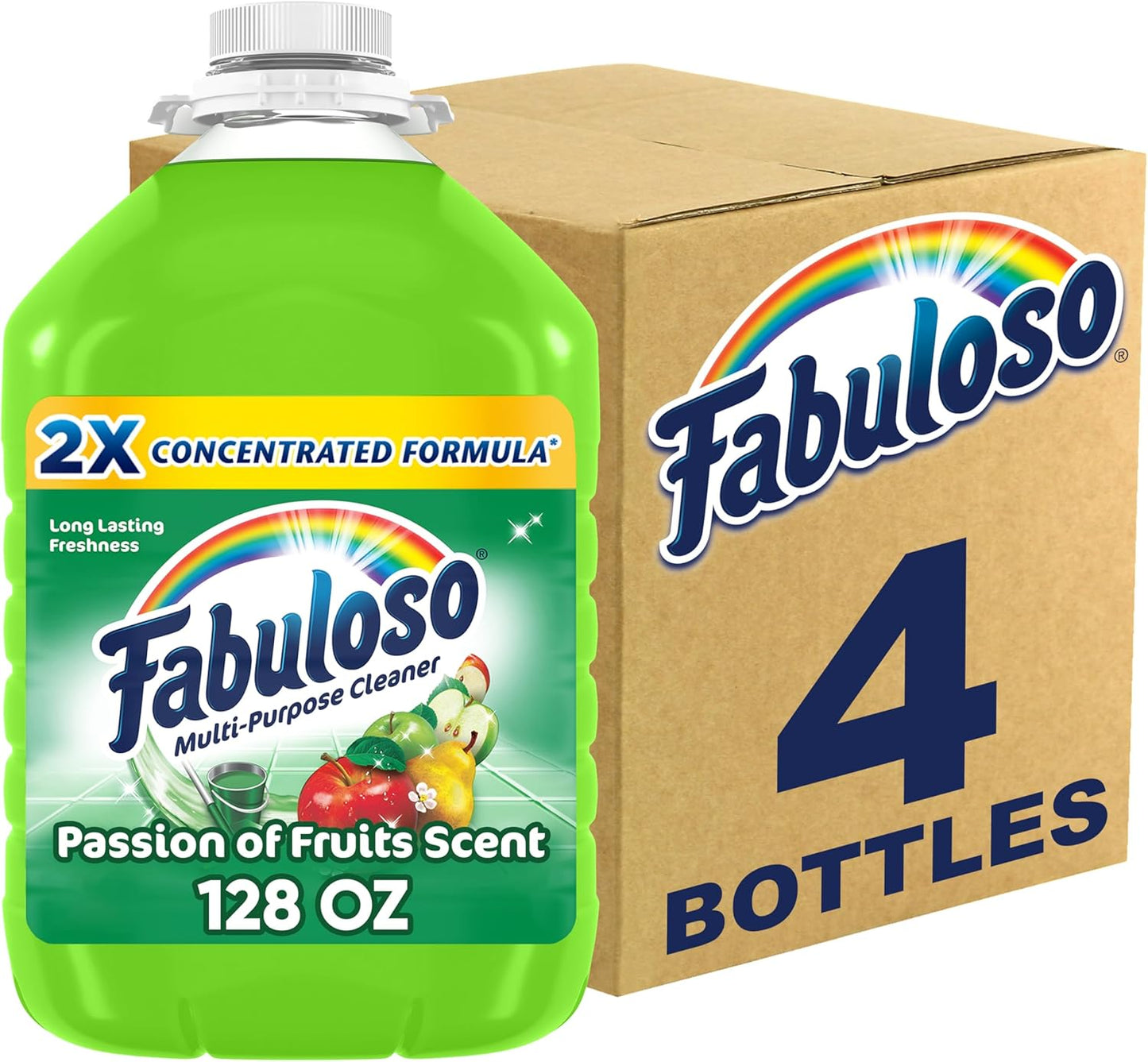 Fabuloso-Multi-Purpose-Cleaner,-2X-Concentrated-Formula,-Passion-of-Fruits-Scent,-4911