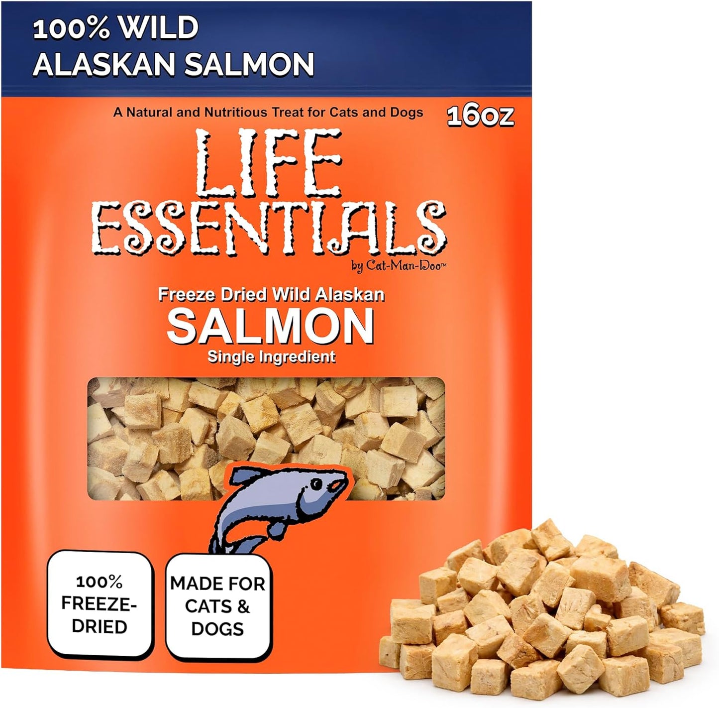 Life-Essentials-by-Cat-Man-Doo-Freeze-Dried-Salmon-Cat-&-Dog-Treats,-Caught-1351