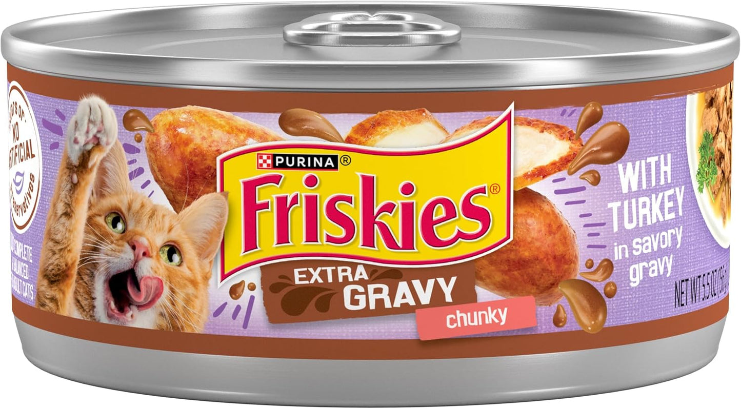 Purina-Friskies-Extra-Gravy-Wet-Cat-Food-Chunky-With-Turkey-in-Gravy-(Pack-24)1097