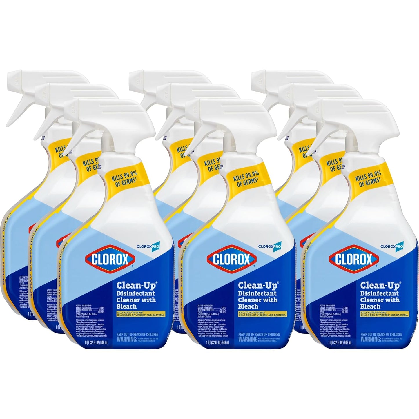 CloroxPro-Clorox-Clean-Up-Disinfectant-Cleaner-with-Bleach-Spray,-32-Ounces-4858