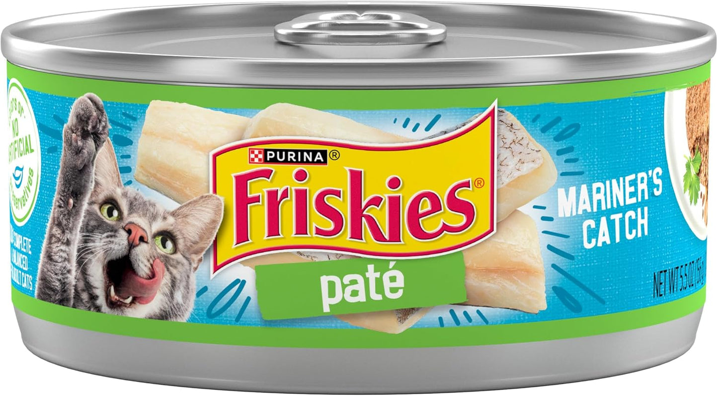 Purina-Friskies-Wet-Cat-Food-Pate,-Mariner’s-Catch---(Pack-of-5.5-Cans--1656