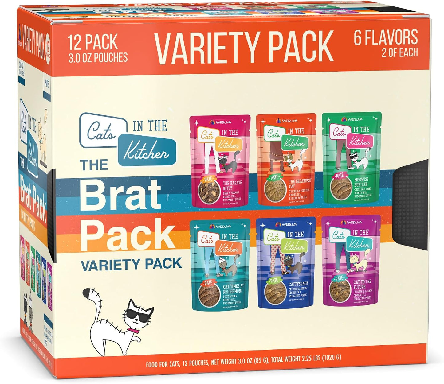 Weruva-Cats-in-The-Kitchen-Slide-N'-Serve-The-Brat-Pack-Cat-Pouches-Ounce1527