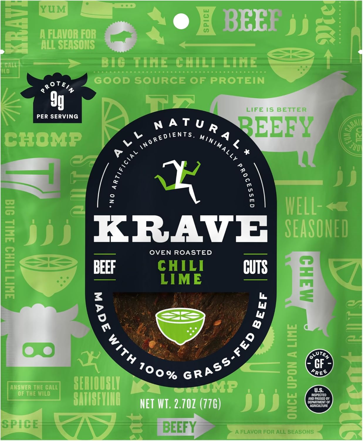 Krave-Chili-Lime-Gourmet-Beef-Cut,-2.7-onzas---8-por-caja.---491