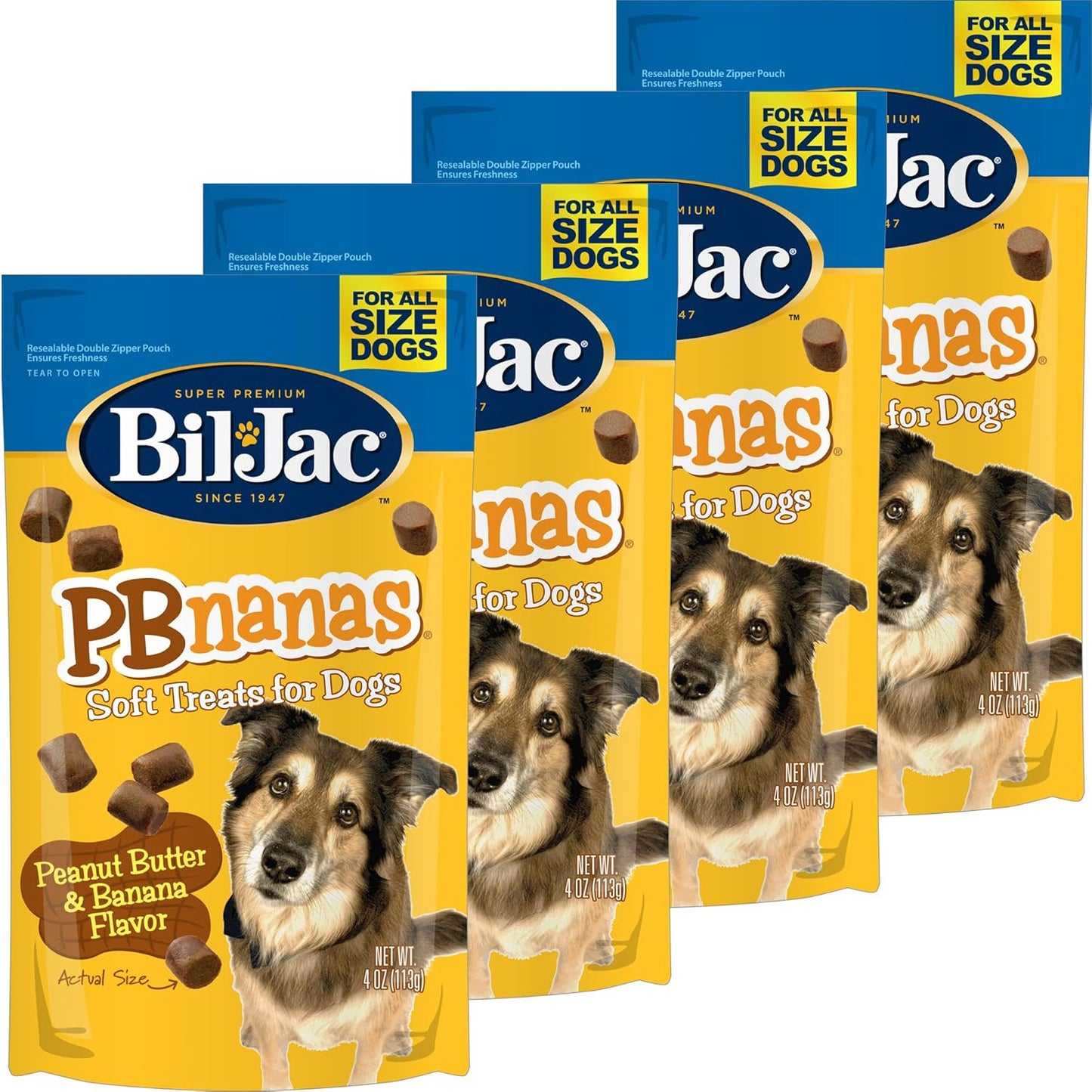 Bil-Jac-PB-Nanas-Soft-Treats-for-Dogs,-Peanut-Butter-Banana-Flavor,-Made-Real-2135
