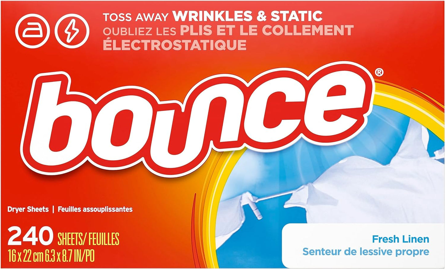 Bounce-Dryer-Sheets-Laundry-Fabric-Softener,-Fresh-Linen-Scent,-240-4112