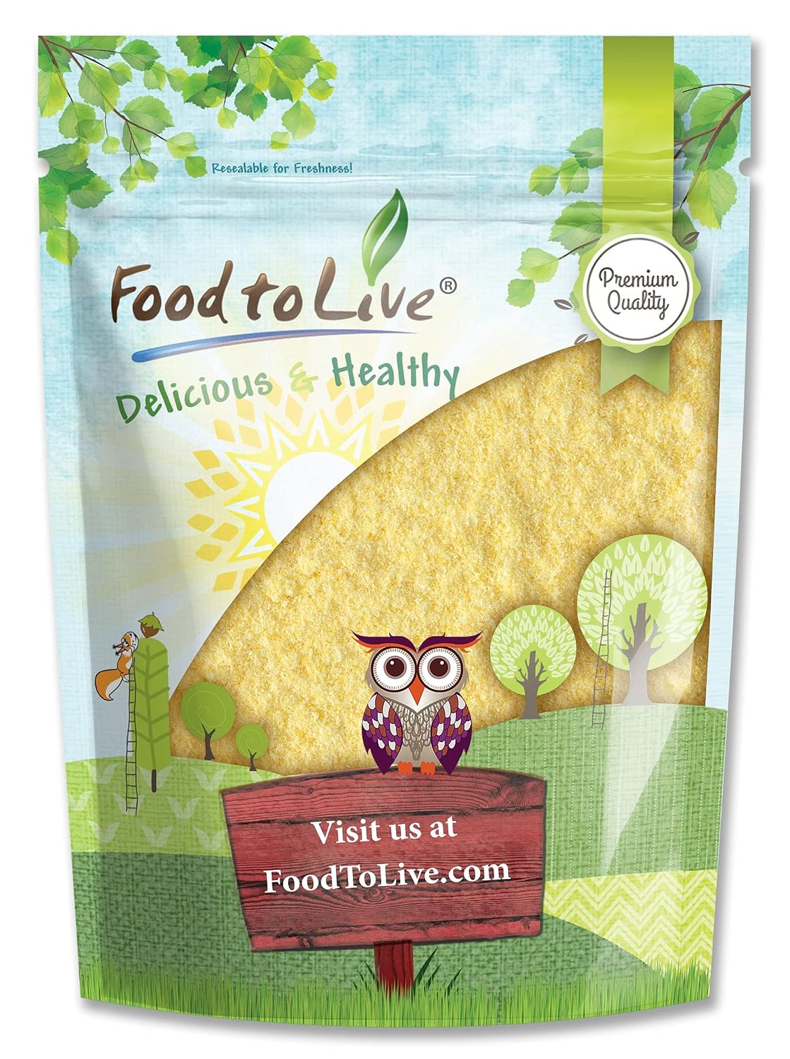 Food-to-Live-Corn-Flour,-2.5-Pounds---Made-from-Whole-Grain,-260