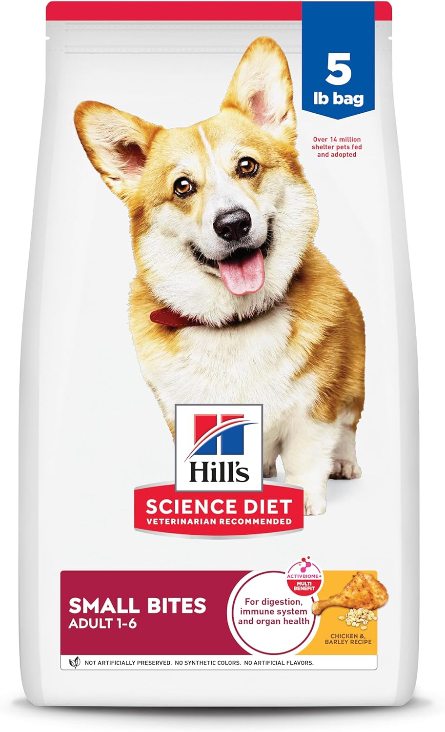 Hill's-Science-Diet-Adult-46174-Small-Bites-Dry-Dog-Food,-Chicken-&-Barley,-2600