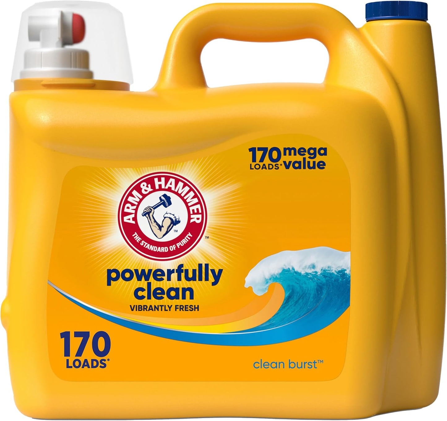 Arm-&-Hammer-Liquid-Laundry-Detergent,-Clean-Burst-Fresh,-170-4161