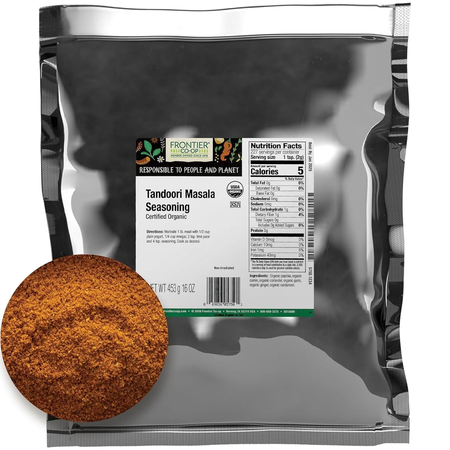 Frontier-Bulk-Tandoori-Masala-Seasoning,-Organic,-139