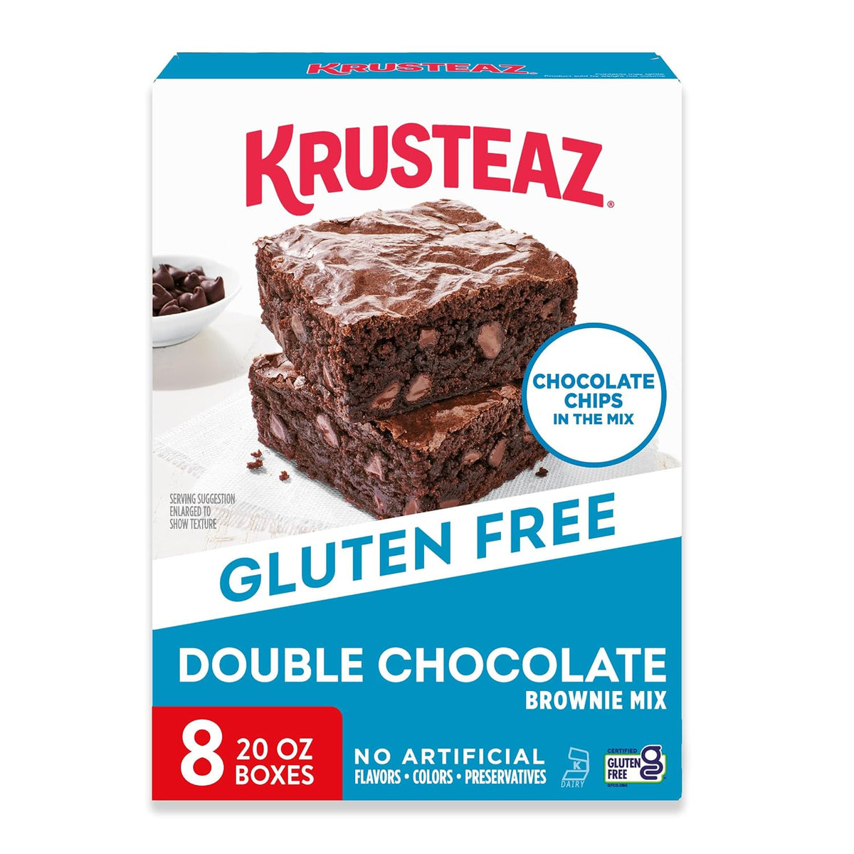 Krusteaz-Gluten-Free-Double-Chocolate-Brownie-Mix,-Includes-Chocolate-Chips,-467