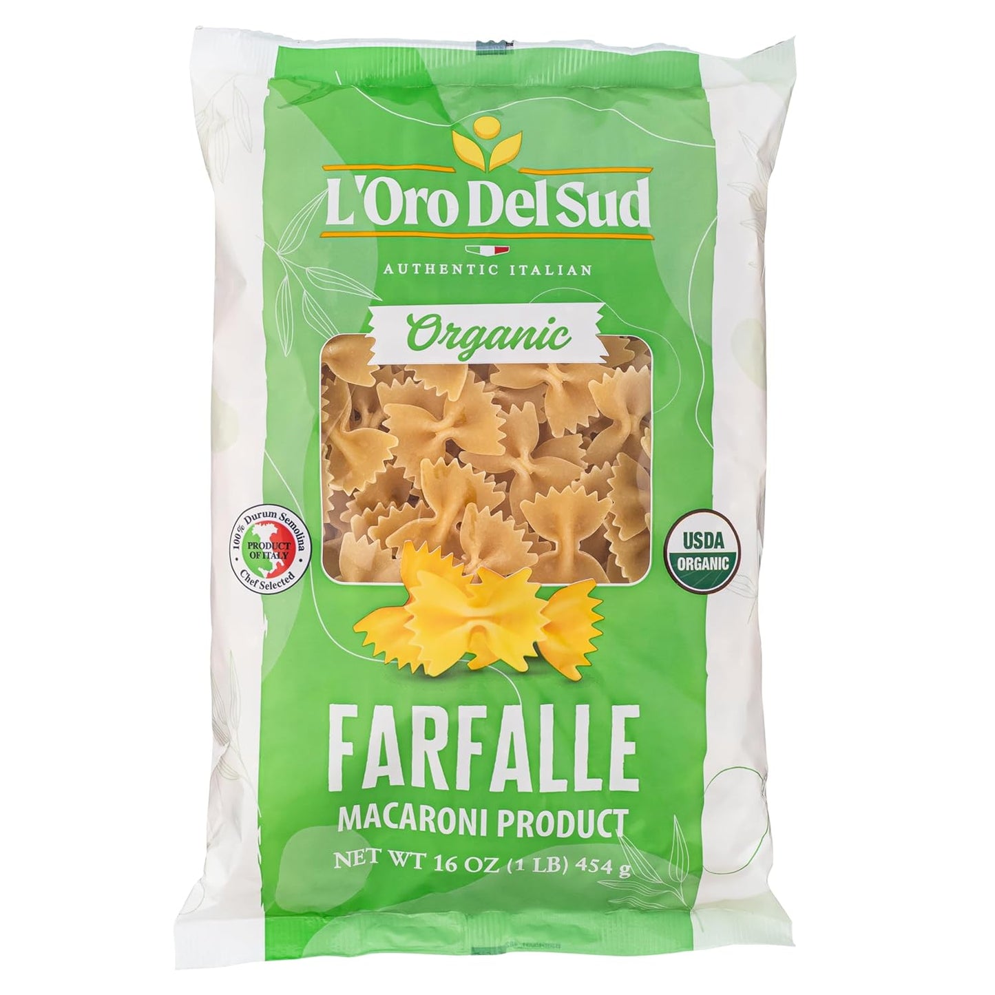 Organic-Farfalle-Pasta,-(16-oz-x-10-Pack),-305