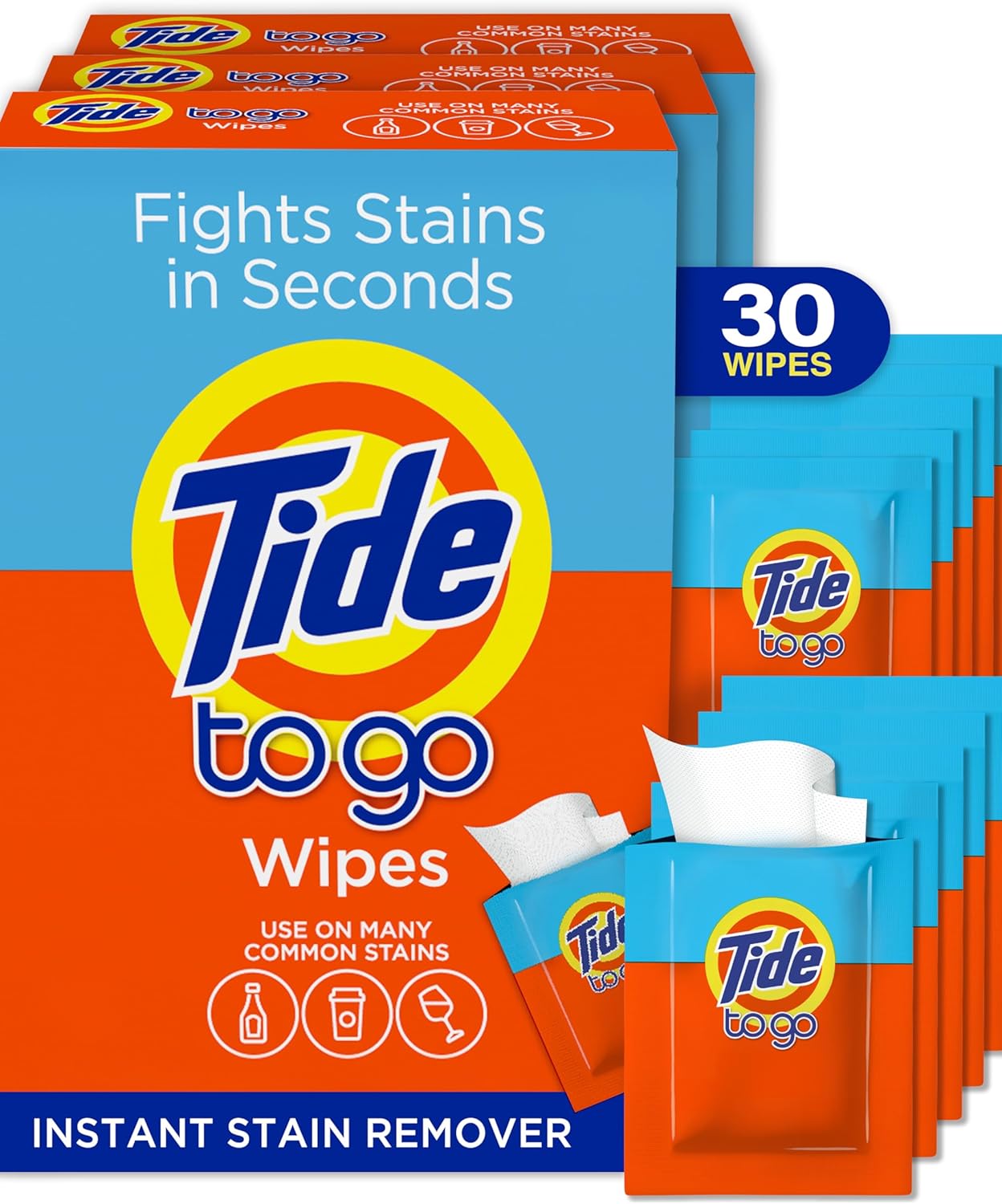 Tide-To-Go-Stain-Remover-Wipes-for-Clothes,-Instant-Laundry-3931