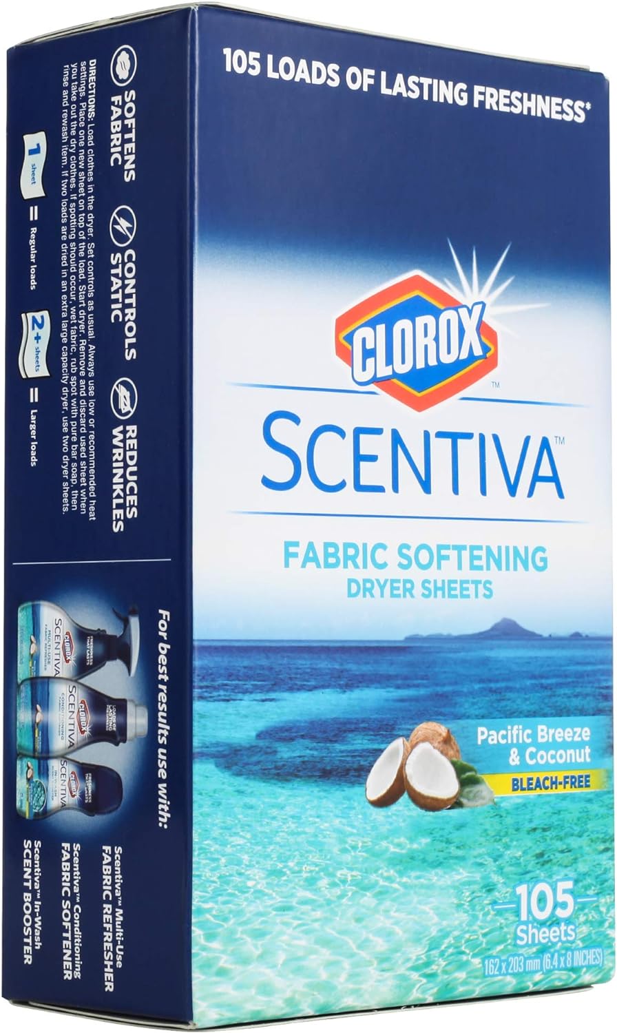 Clorox-Scentiva-Fabric-Softening-Dryer-Sheets-|-Fabric-Sheets-in-3320