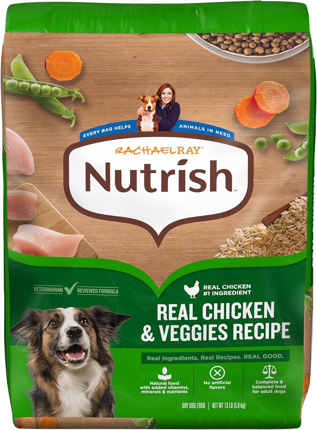 Nutrish-Rachael-Ray-Adult-Dry-Dog-Food-Real-Chicken-&-Veggies-Recipe,-13-2373