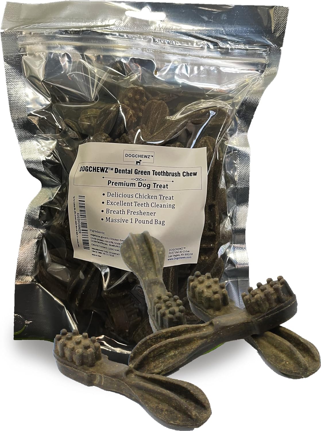 DOGCHEWZ™-Dental-Green-Toothbrush-Chews-for-Dogs,-Long-402