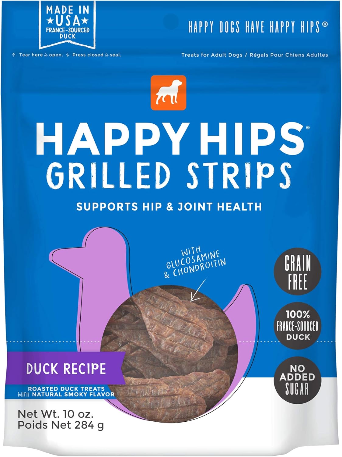 Grilled-Dog-Treats,-Duck,-10-oz.-Pouch---2210