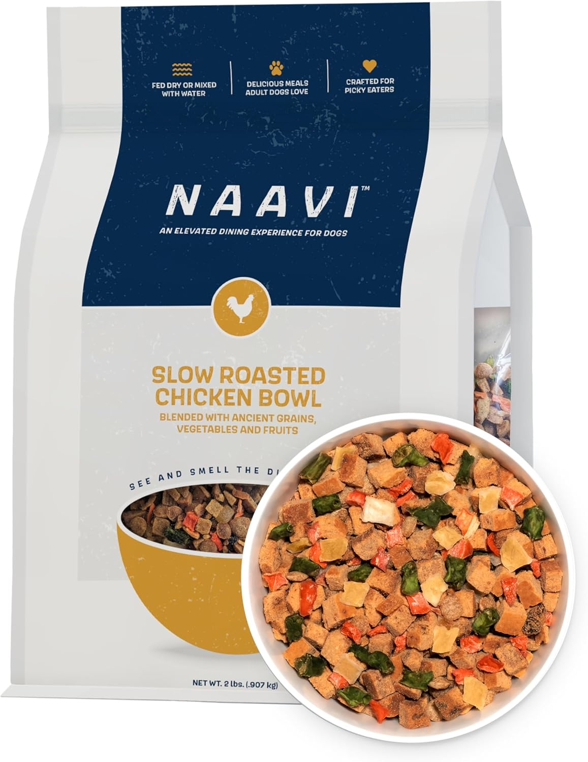 Natural-Dog-Food---Slow-Roasted-Chicken-Bowl-with-Ancient-Grains,-Vegetables-&-Fruits-564
