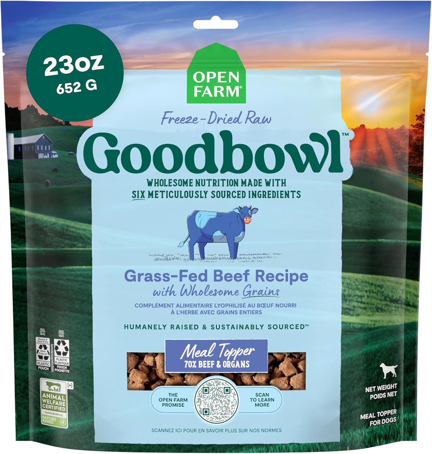 Open-Farm-Goodbowl-Dog-Food-Topper,-Freeze-Dried-Raw,-Grass-Fed-Beef-&-Wholesome-1076
